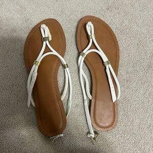 White Size 81/2 Sandels